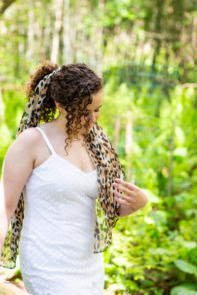 Lily Leopard Scarf